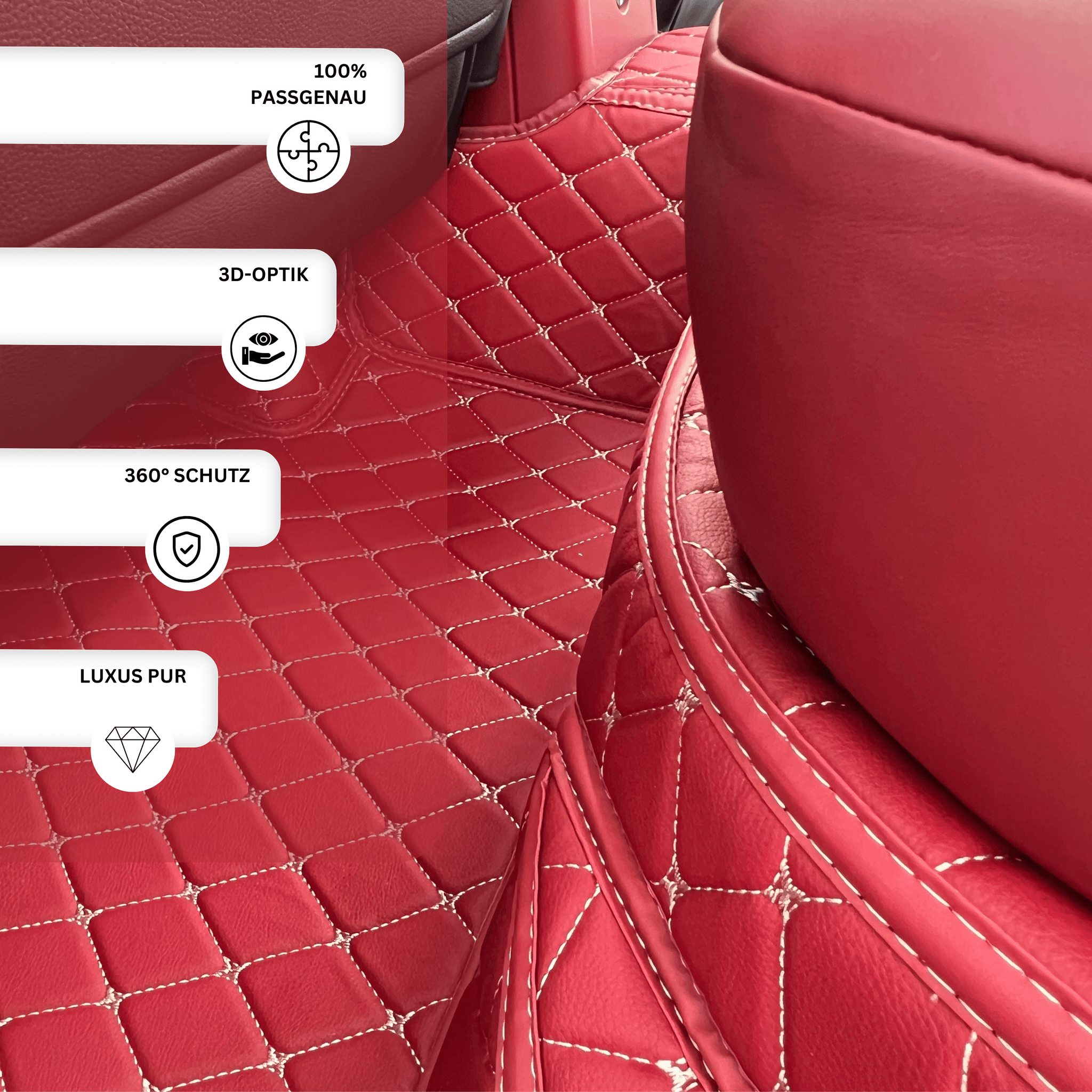 Maßgefertigte 5-Schicht-Fahrzeugmatten