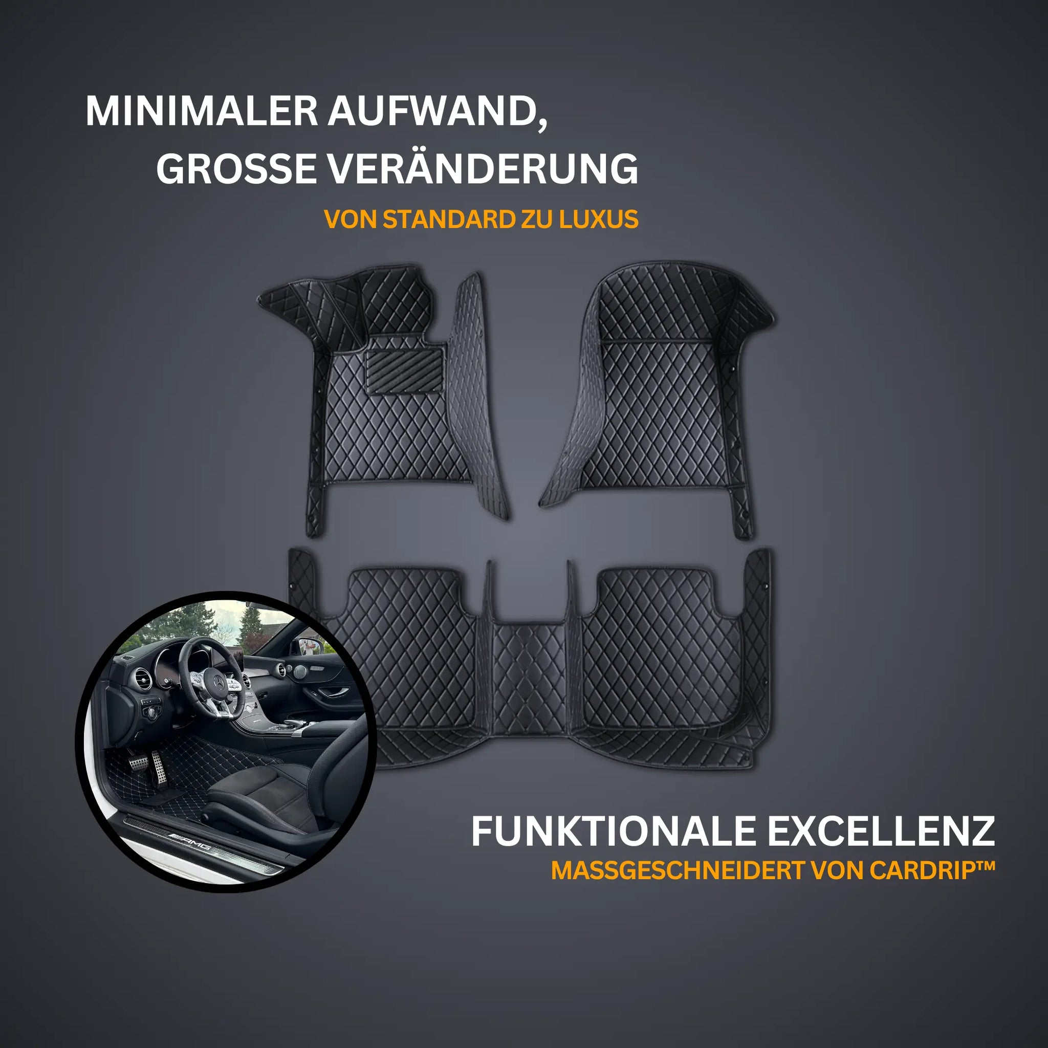 Maßgeschneiderte Luxus Auto Fußmatten